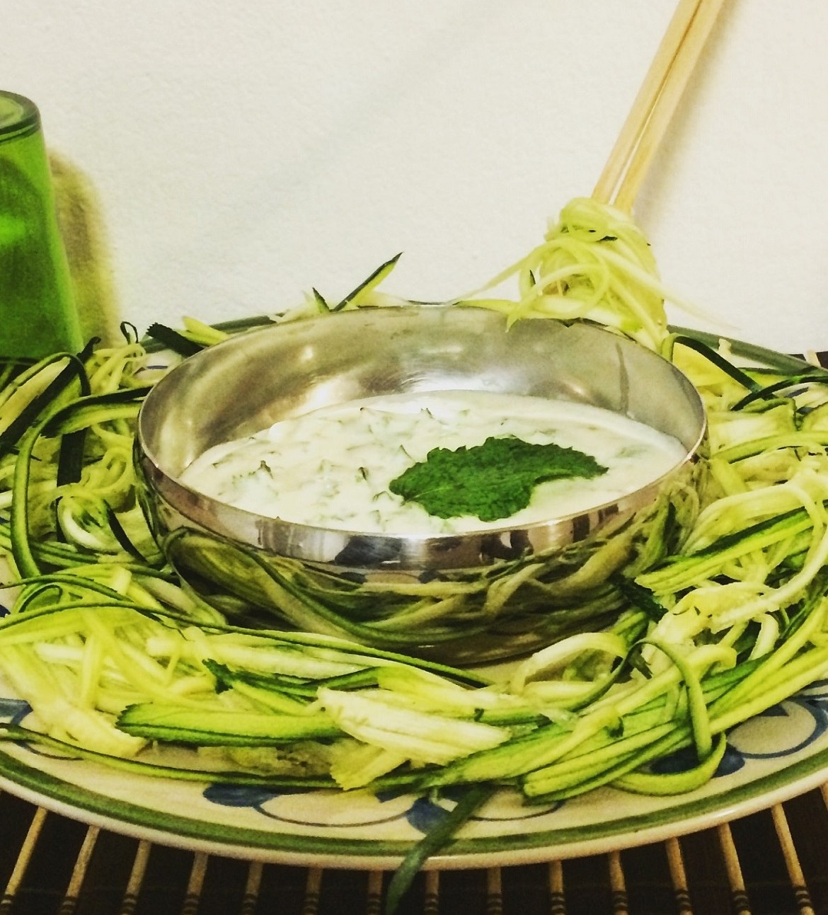 image ricetta insalata yogurt e zucchine www.gustoenutrizione.it Dr.ssa Isabelle AMATO