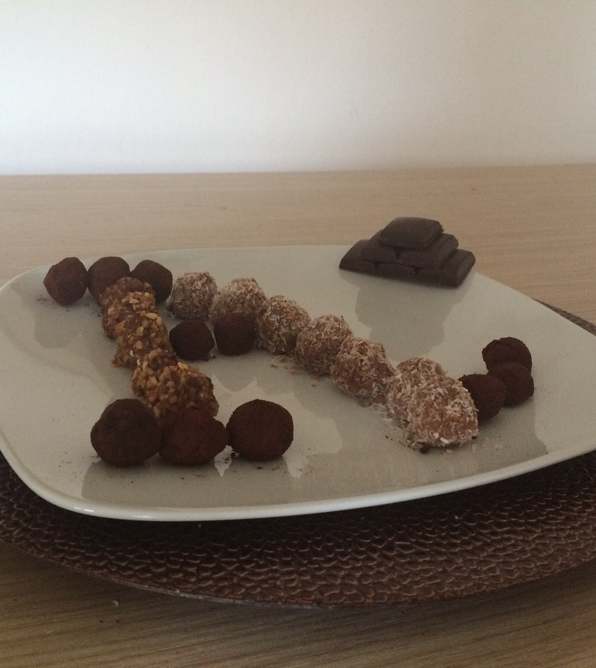 praline cocco cacao tofu .